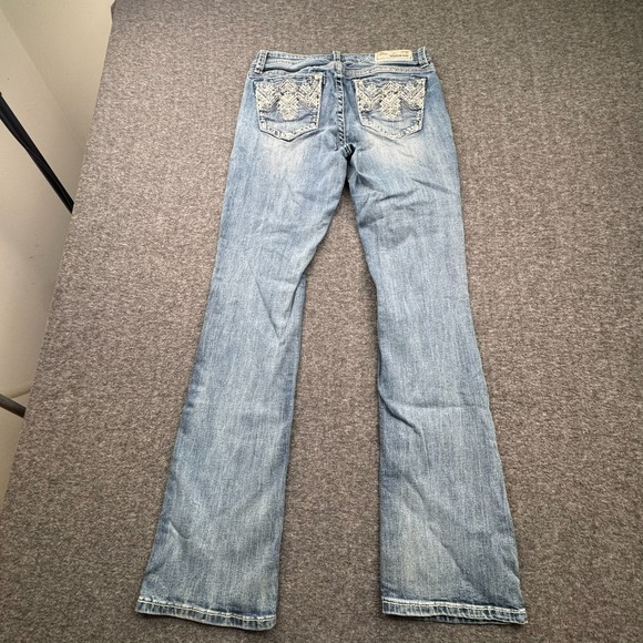 Grace in LA Easy Fit Jeans Womens 28 Bootcut Embellished Cowgirl - Picture 11 of 15